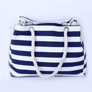 Canvas and Rope Handbag