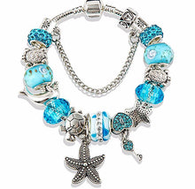 Load image into Gallery viewer, Blue Crystal Ocean Bracelet