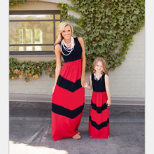 Load image into Gallery viewer, Color Block Mommy and Me Dresses