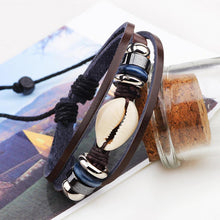 Load image into Gallery viewer, Cowrie Shell and Hematite Bracelet