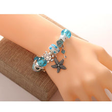 Load image into Gallery viewer, Blue Crystal Ocean Bracelet