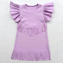 Load image into Gallery viewer, Girls' Tassel Dress