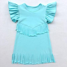 Load image into Gallery viewer, Girls' Tassel Dress