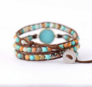 Blue Cove Wrap Bracelet