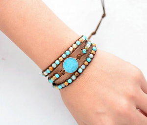 Blue Cove Wrap Bracelet