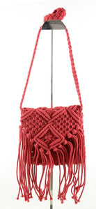 Boho Tassel Crochet Bag