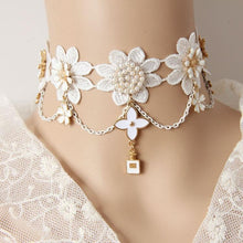 Load image into Gallery viewer, Lace Floral Anklet